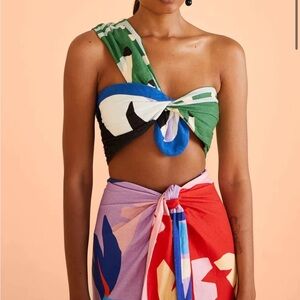 Farm Rio crop top. Never been worn!